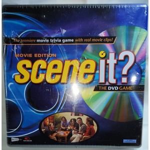Scene It? Movie 1st Edition Deluxe DVD Game 2005 Collector's Tin Box SEALED